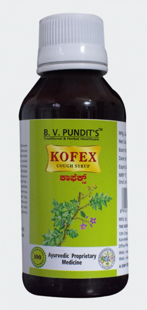 Kofex Cough Syrup - B.V.Pandit 