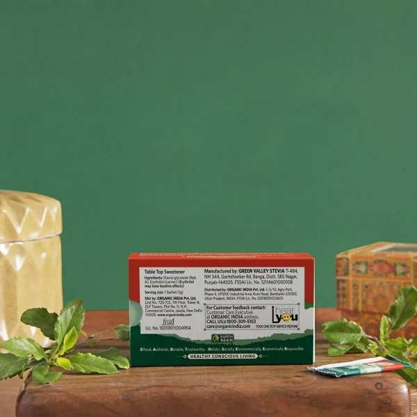 ORGANIC INDIA Stevia - Organic - 25S