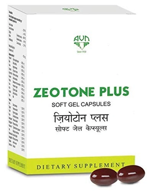 Zeotone Plus Soft Gel Capsule - Avn Ayurveda