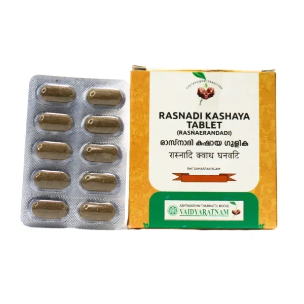 Rasnadi Kashaya Tablet (Rasnaerandadadi) - Vaidyaratnam