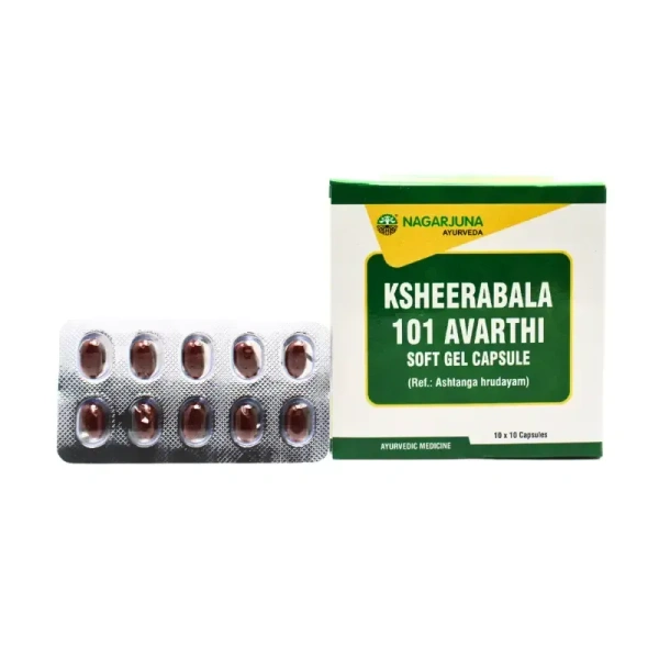 Ksheerabala 101 Avarthi Capsule - Nagarjuna