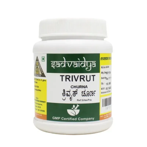 Trivrut Churna - Sadvaidya