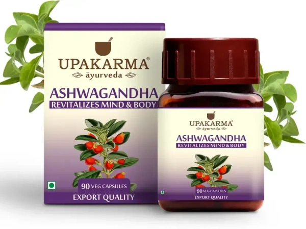 Ashwagandha 500Mg Veg Capsule - Upkarma