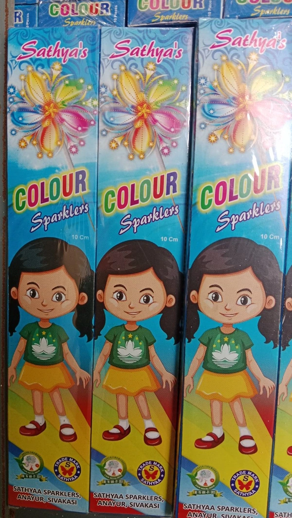 10cm - Colour Sparklers