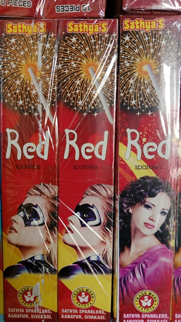 10cm - Red Sparklers