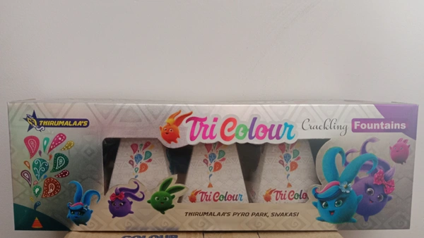 Tri Colour Fountain  - 5 Pcs