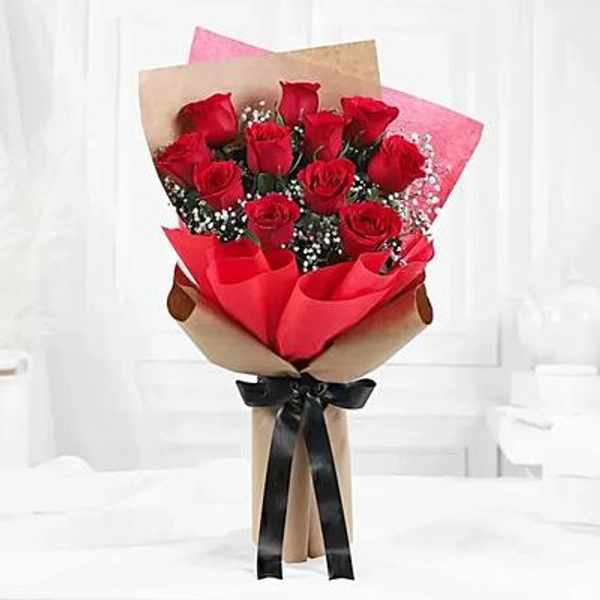 My Gifts Tree 11 Romantic Red Roses Bouquet