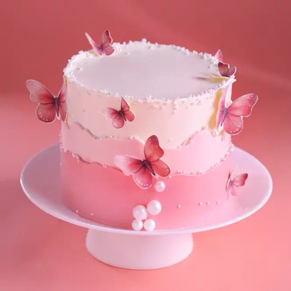 Blossoming Butterflies Cake