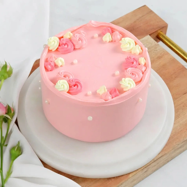 Floral Treat Pineapple Cake