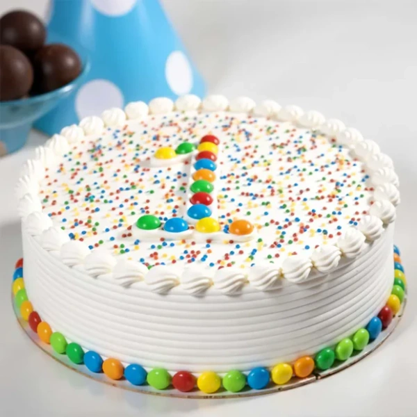 My Gifts Tree Sprinkled White Colour Cake - 1 KG