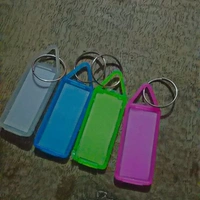 Plastic Name Plate Keychain