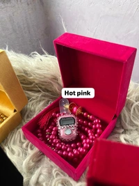 Tasbih Physical & Digital Counter - Magenta / Fuchsia