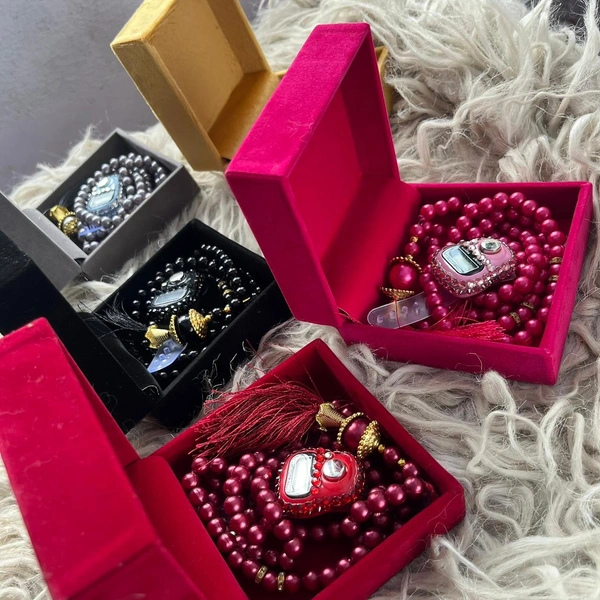 Tasbih Physical & Digital Counter - Gold