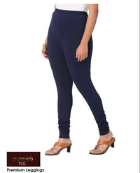 Premium Dark Blue Churidar leggings - Cobalt, L