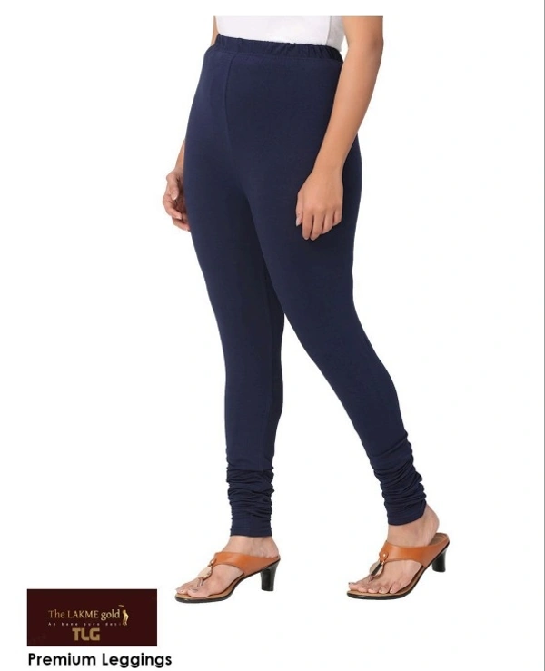 Premium Dark Blue Churidar leggings - Cobalt, L