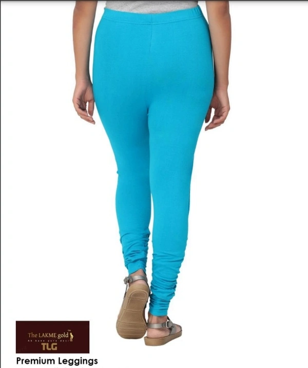Premium Sky Blue Churidar leggings - Scooter, L