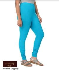 Premium Sky Blue Churidar leggings - Scooter, L