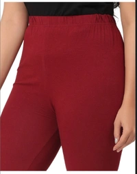 Premium Maroon Churidar leggings - Claret, XXL