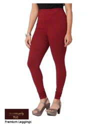 Premium Maroon Churidar leggings - Claret, XXL