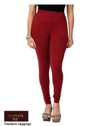 Premium Maroon Churidar leggings - Claret, XXL