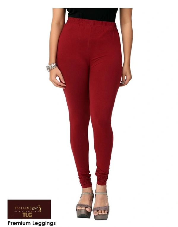 Premium Maroon Churidar leggings - Claret, XXL