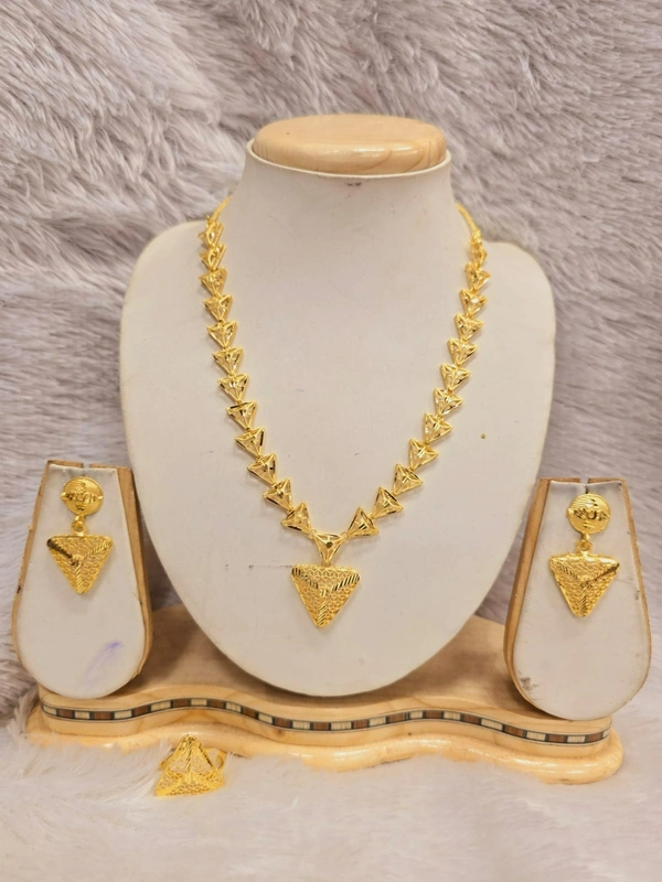 SN NECKLACE SET - Standard, Web Orange