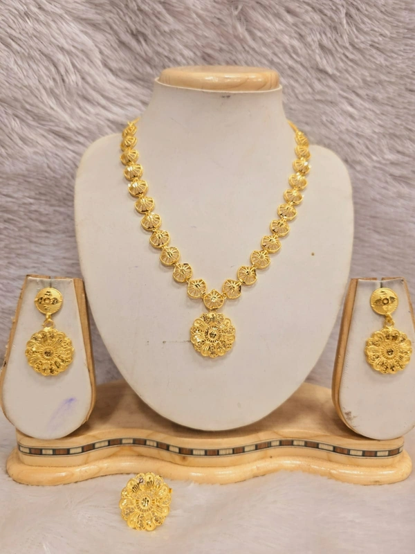 SN NECKLACE SET - Standard, Web Orange