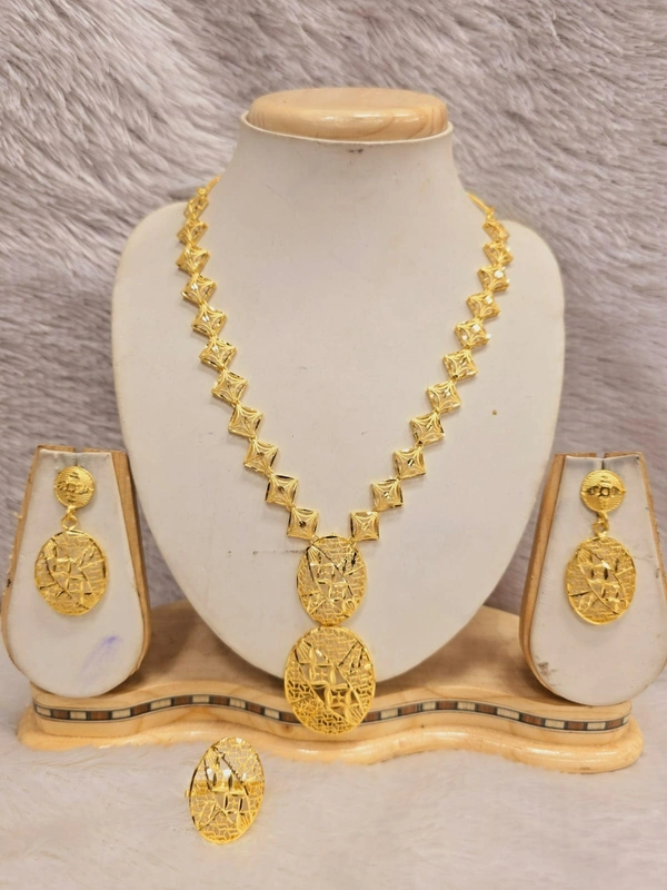 SN NECKLACE SET - Standard, Web Orange