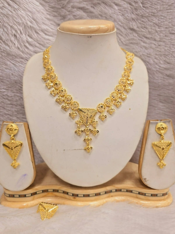SN NECKLACE SET - Standard, Web Orange