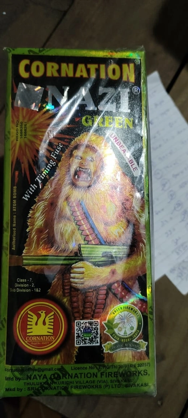 Cornation Nazi Green Pack of 10 pcs