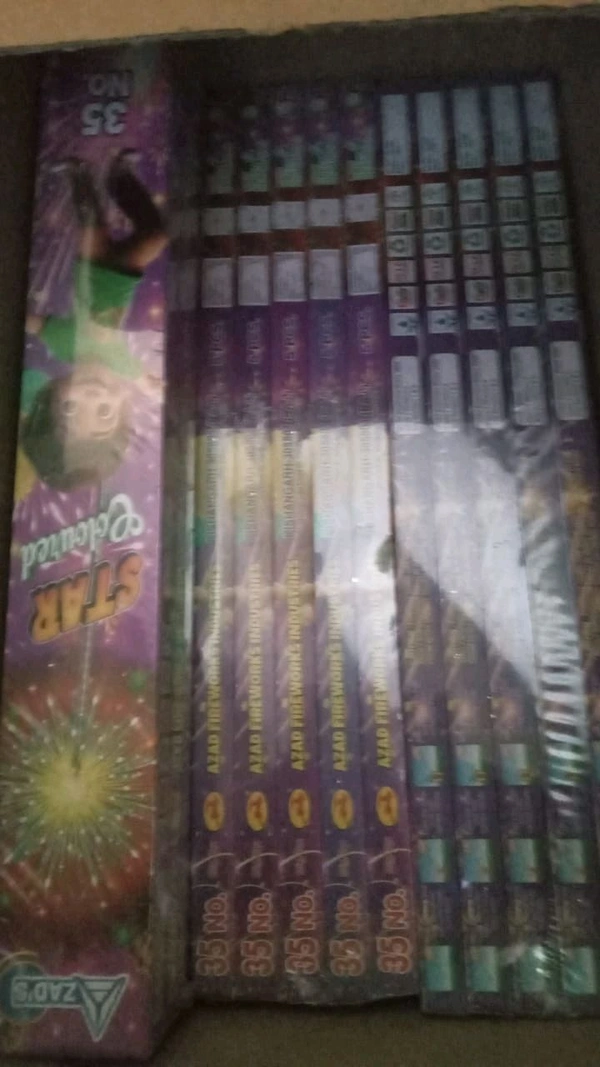 35 cms Tip top Coloured Sparklers Pack of 5pcs 