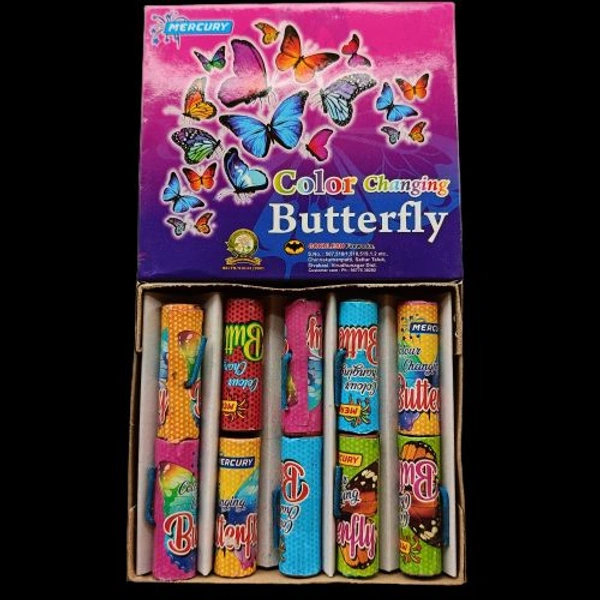 Mercury colour Changing butterfly pack of 10pcs
