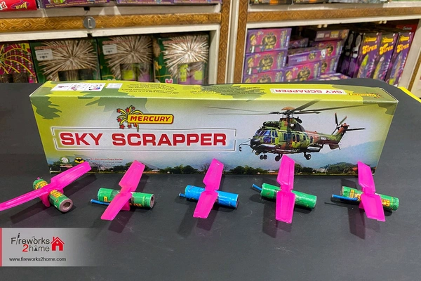 Mercury Sky Scrapper Helicopter Pack of 5