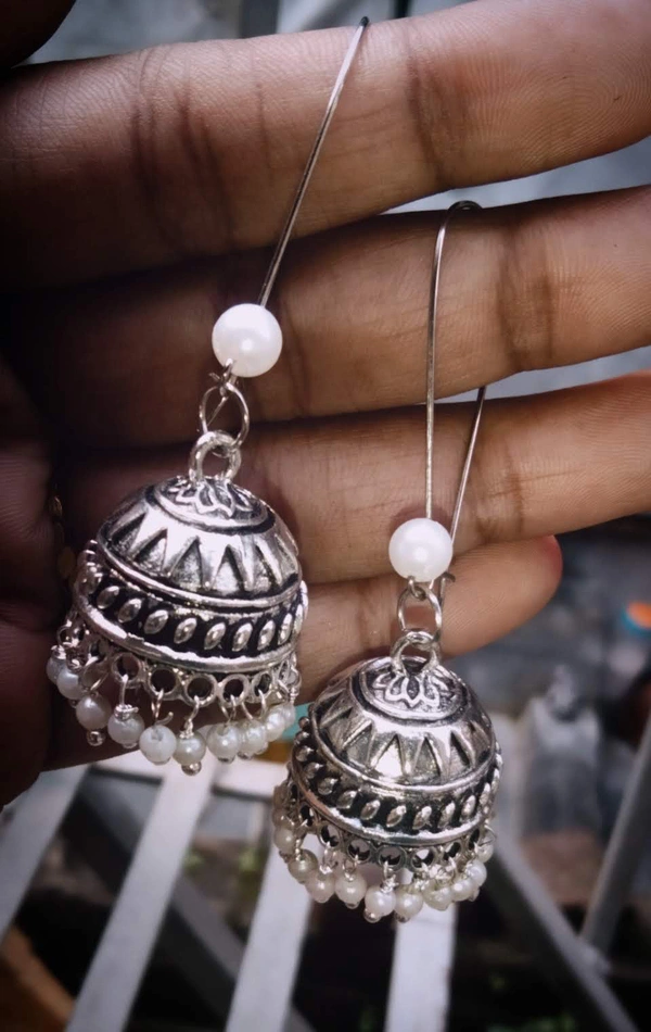 Necklace Set  Oxidised - With Earrings - Hurry up 