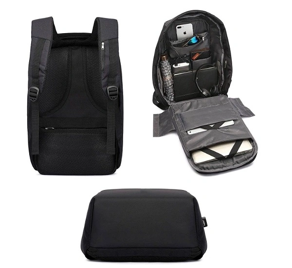 Anti Theft Classic Laptop Backpack (Black )