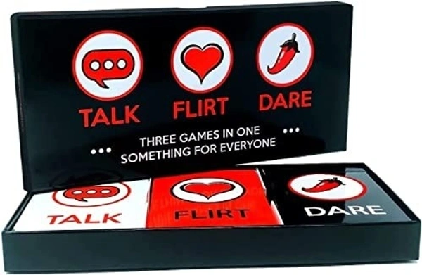 Talk Flirt Dare Card Game