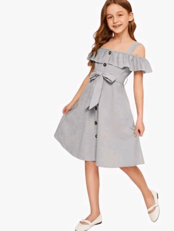 Off shoulder frock kids wear - 26, Nobel