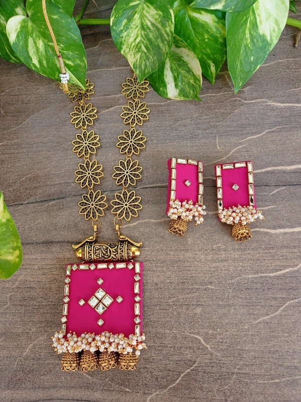 Navya Long Set - Hot Pink