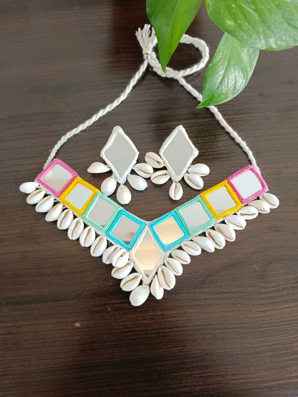 Anika Pastel Mirror Set - Pastel Multicoloured