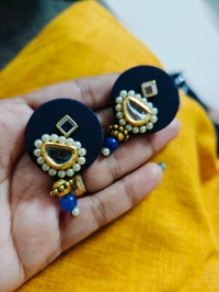 Diwa Blue Earrings - Navy Blue