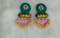 Aanchal Set In Pink & Green