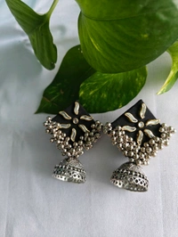 Kiran Earrings - Black