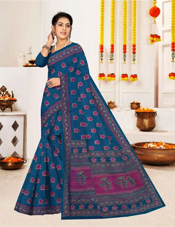COTTON SAREE-000402