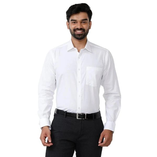 Uathyam SHIRT FULL HANDS-GSR000220 - 36, WHITE