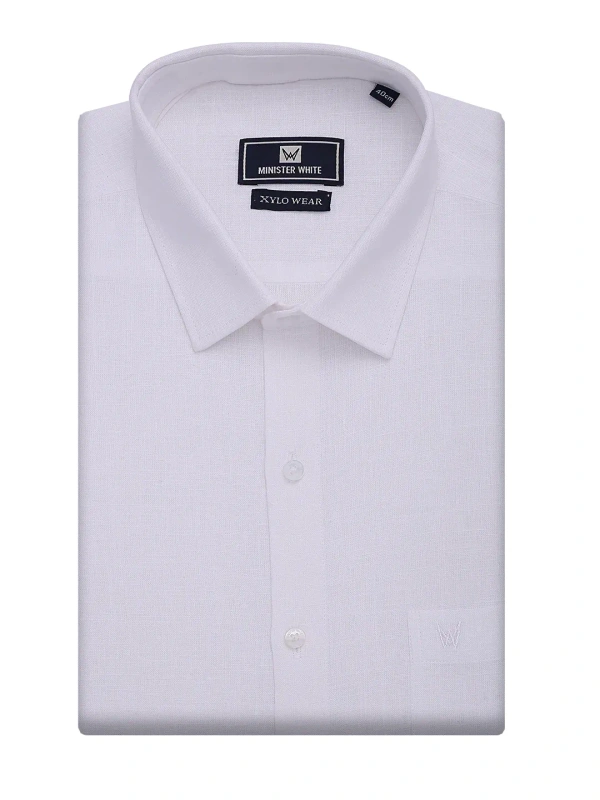 MINISTER WHITE SHIRT-GSR0003563 - 38, XYLO WEAR