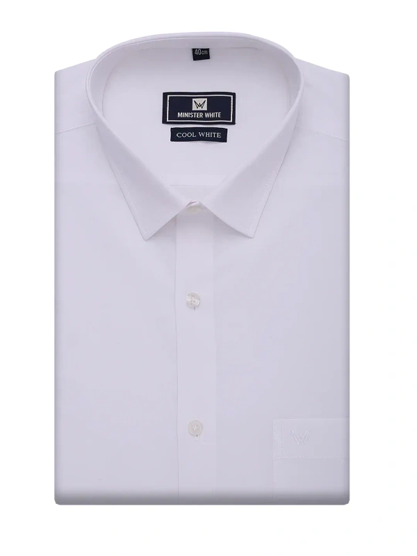 MINISTER WHITE SHIRT-GSR0003579 - 38, White, COOL WHITE
