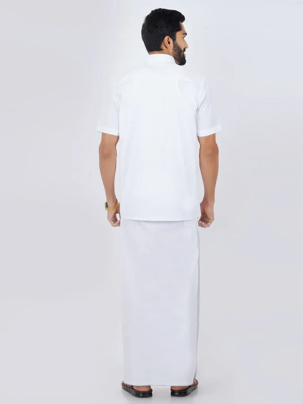 RAMRAJ WHITE SHIRT-GSR000500 - White, 44