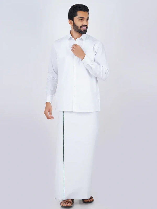 RAMRAJ SHIRT-GSR000501 - 42, White