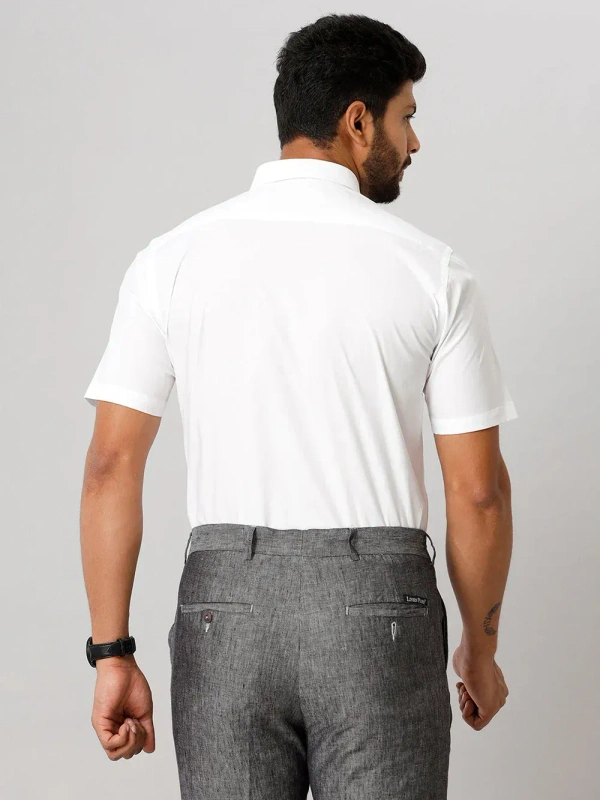RAMRAJ WHITE SHIRT-GSR000502 - White, 36
