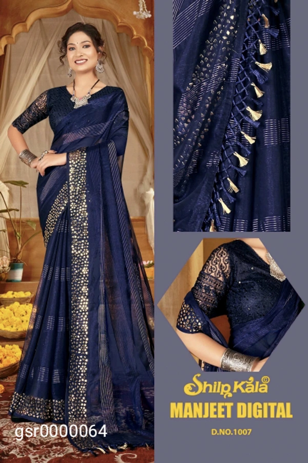 Gsr Fancey Saree-GSR0000064